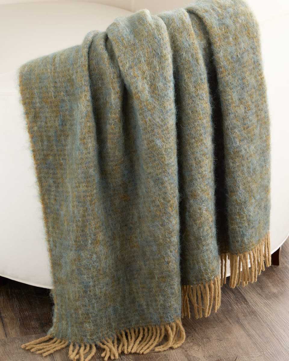 Diana Mohair & Wool Throw, 51" x 79"